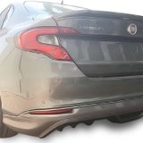 Fiat Egea Uyumlu Sedan (2015 - 2018) Arka Tampon Eki - Difüzör (Plastik)