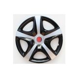 Fiat Fiorino 15"inç Kırılmaz 4 Adet 1 Takım Siyah Gri Jant Kapağı Seti