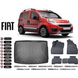 Fiat Fiorino 2007 Model Bagaj Havuzu Araca Özel Siyah Extra Havuzlu Paspas Takımı