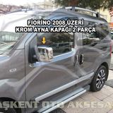 Fiat Fiorino Abs 2008 Üzeri Krom 2 Parça Ayna Kapağı