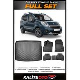 Fiat Fiorino Bagaj Havuzu+4.5d Havuzlu Paspas Seti 2017 Model - Siyah
