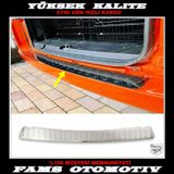Fiat Fiorino Krom Arka Tampon Üzeri Koruma 2008 ve Üzeri P.Çel...