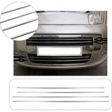 Fiat Fiorino Uyumlu 2007-2015 Krom Ön Tampon Çıtası 4 Parça Paslanmaz Çelik