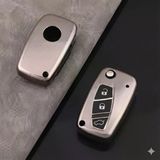 Fiat Fiorino Uyumlu 3 Buton Silikon Oto Anahtar Kumanda Kabı Kılıf Füme
