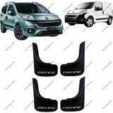 Fiat Fiorino Uyumlu 4'lü Ön Arka Paçalık Çamurluk Tozluk U1FIOX002 - Siyah