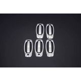 Fiat Fiorino Uyumlu Kapı Kolu 5 Kapı 10 Parça (Set) 2007 Üzeri Paslanmaz Krom