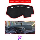 Fıat Linea (2007-2015) Torpido Örtüsü | Güneşten, Isıdan, Çatlamadan Korur | Oto Aksesuar | TB33 - Kırmızı