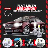 Fiat Linea 2007-2017 Kısa Far Uyumlu Şimşek Etkili Led Xenon Performance Series H7