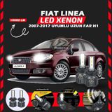 Fiat Linea 2007-2017 Uzun Far Uyumlu Şimşek Etkili Led Xenon Premium Series H1