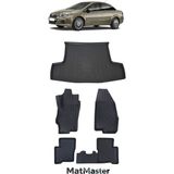 Fiat Linea 2012 Model 5d Premium Ekstra Havuzlu Paspas ve Bagaj Havuzu Set - Siyah