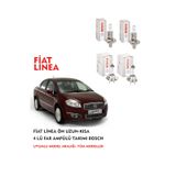 FİAT LİNEA 2012 MODEL ÖN UZUN-KISA 4 LÜ FAR AMPÜLÜ TAKIMI BOSCH