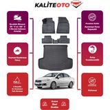 Fiat Linea 2014 Model Bagaj Havuzu+4d Araca Özel Havuzlu Paspas Takımıı Prqx - Siyah