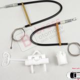 Fiat Linea 323 110 2007-2018 51789674 İçin Manuel Arka Sol Kapı Cam Kriko Tamir Seti