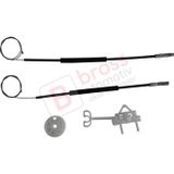 Fiat Linea 323 110 2007-2018 51898679 Icin Elektrikli Arka Sol Kapi Cam Kriko Tamir Seti
