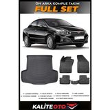 Fiat Linea Bagaj Havuzu+4.5d Havuzlu Paspas Seti 2012 Model - Siyah