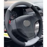 Fiat Linea Dikmeli Direksiyon Kılıfı Çift Renk Gri-siyah (4prç)
