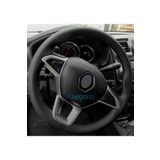 Fiat Linea Dikmeli Direksiyon Kilifi Soft Siyah Deri Kokusuz (38×10.5)