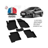 Fiat Linea Ferrous 4d Havuzlu Kauçuk Paspas 2011 - Siyah