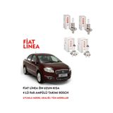 FİAT LİNEA ÖN UZUN-KISA 4 LÜ FAR AMPÜLÜ TAKIMI BOSCH