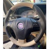 Fiat Linea Punto Araca Özel Direksiyon Kılıfı (Krem Nokta)