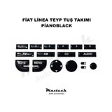 Fiat Linea Teyp Tuş Takımı Pianoblack