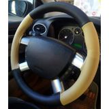 Fiat Linea Uyumlu Direksiyon Kilifi Dikmeli Iki Renkli 4 Prc Bej Siyah 10.3Cm