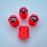 Fiat Logolu Kırmızı Fosforlu Sibop Kapağı Gece Parlayan Neon