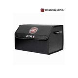 Fiat Marka Logolu Oto Bagaj Organizer Çanta Oto Bagaj Çantası 2 Bölmeli Suni Deri Boyutlar : 48 Cm X 31 Cm X 29 Cm