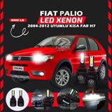 Fiat Palio 2004-2012 Kısa Far Uyumlu Şimşek Etkili Led Xenon Light Series H7