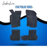 Fıat Palıo 2005+ 3D Carbonline Araca Özel Paspas - Siyah