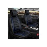 Fiat Palio Hatchback Uyumlu Lüx Deri Oto Koltuk Kılıfı Ön Arka Takım Set Antalya SİYAH MAVİ