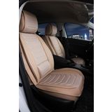 Fiat Palio Lüx Deri Oto Koltuk Kılıfı Ön Arka Takım Set Eagle BEJ