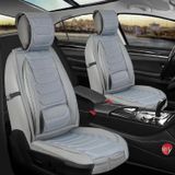 Fiat Palio Lüx Deri Oto Koltuk Kılıfı Ön Arka Takım Set Eagle GRİ