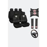 Fiat Palio Oto Koltuk Kılıfı Boyun Yastığı Kemer Konforu (516823997) renk-siyah