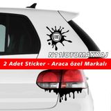 Fiat Palio Weekend Sticker 2Adet Kapı Far Tampon Bagaj Stickerıi