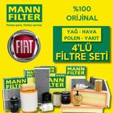 Fiat Punto 1.3 Multijet Mann-filter Filtre Bakım Seti 2004-2010