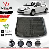 Fiat Punto Bagaj Havuzu 2005 2018 Arası Uyumlu 3D Wöller Ultraflex Esnek - Siyah