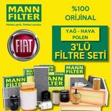 Fiat Punto / Grande Punto 1.4 8v. Mann-Filter Filtre Seti ( 2005-2012)