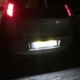 Fiat Punto Plaka Aydınlatma Seti LED Ampul Femex T10 Beyaz Led