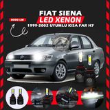 Fiat Siena 1999-2002 Kısa Far Uyumlu Şimşek Etkili Led Xenon Light Series H7