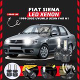 Fiat Siena 1999-2002 Uzun Far Uyumlu Şimşek Etkili Led Xenon Premium Series H1