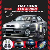 Fiat Siena 1999-2002 Uzun Far Uyumlu Şimşek Etkili Led Xenon Pro Series H1