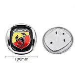 Fiat Stilo Abarth Logo Ön Panjur Arması Krom Çerçeveli 100Mm Orjinal