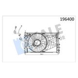 Fiat Su Radyatörü - Su Rad+Klıma Rad+Intercol+Fan Motoru+Davlumbaz (Komple) - Kal 013505Bfd