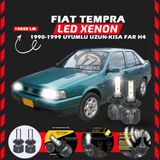 Fiat Tempra Uzun - Kısa Far Uyumlu Şimşek Etkili Led Xenon Premium Series H4