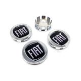 Fiat Tip Geçme Jant Göbeği Kromaj 4 Lü 50-42Mm