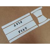 Fiat Tofaş Far Sticker Beyaz (8 Parça) Far Alt Üst Çıtası, Far Kaşı Slx Tofaş, Doğan, Şahin, Kartal