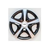 Fiat /tofaş Şahin 13"inç Kırılmaz 4 Adet Tekli Siyah Gri Jant Kapağı Seti