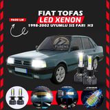 Fiat Tofaş Sis Farı Uyumlu Şimşek Etkili Led Xenon Pro Series H3