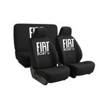 Fiat / Tofaş Tipo ile Uyumlu Oto Koltuk Kilifi Fit Yapisi ile Aracinizin Havasini Degistirir - Siyah